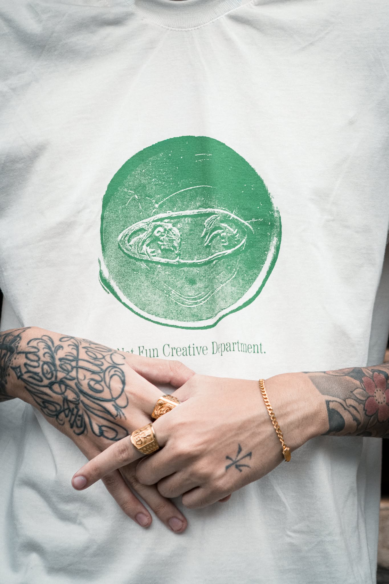 Estampa Verde — Detalhe, Not Fun