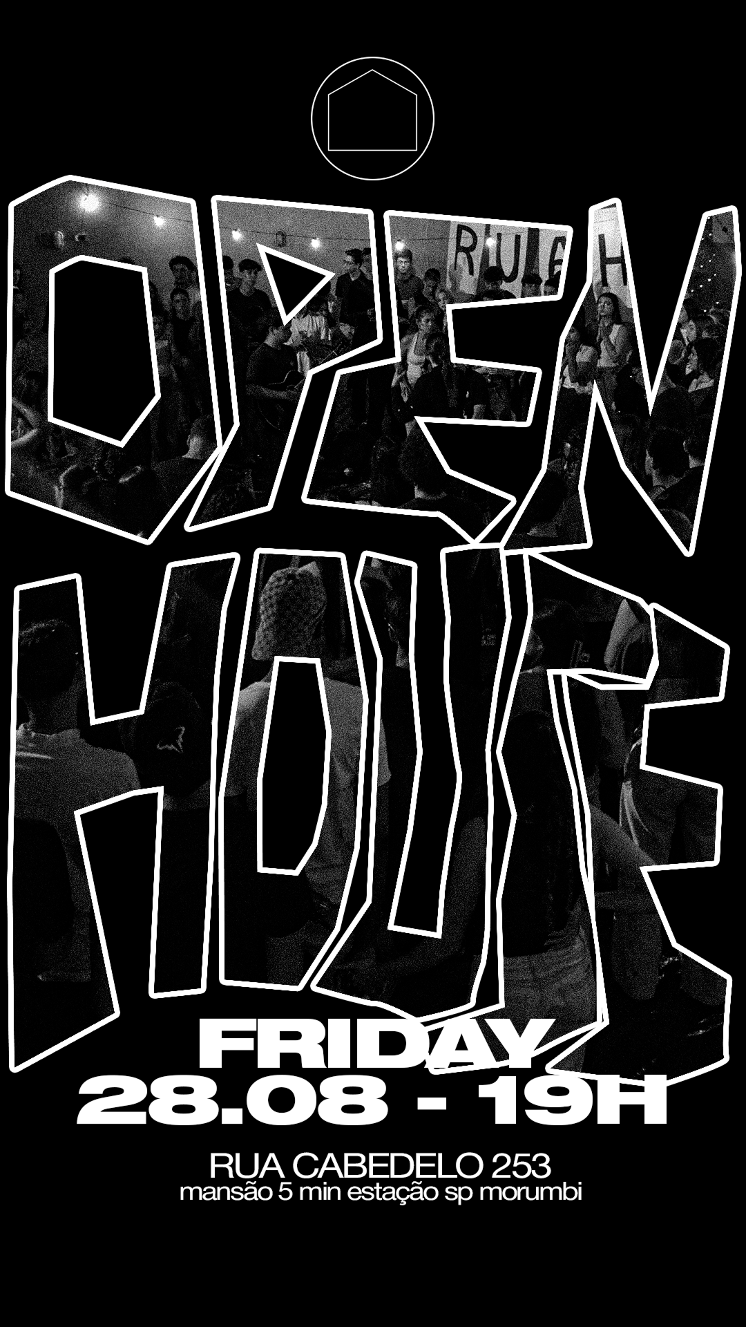 Open House — Flyer Preto, Open House